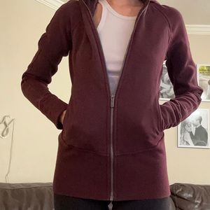 Lululemon jacket with zipper and hood